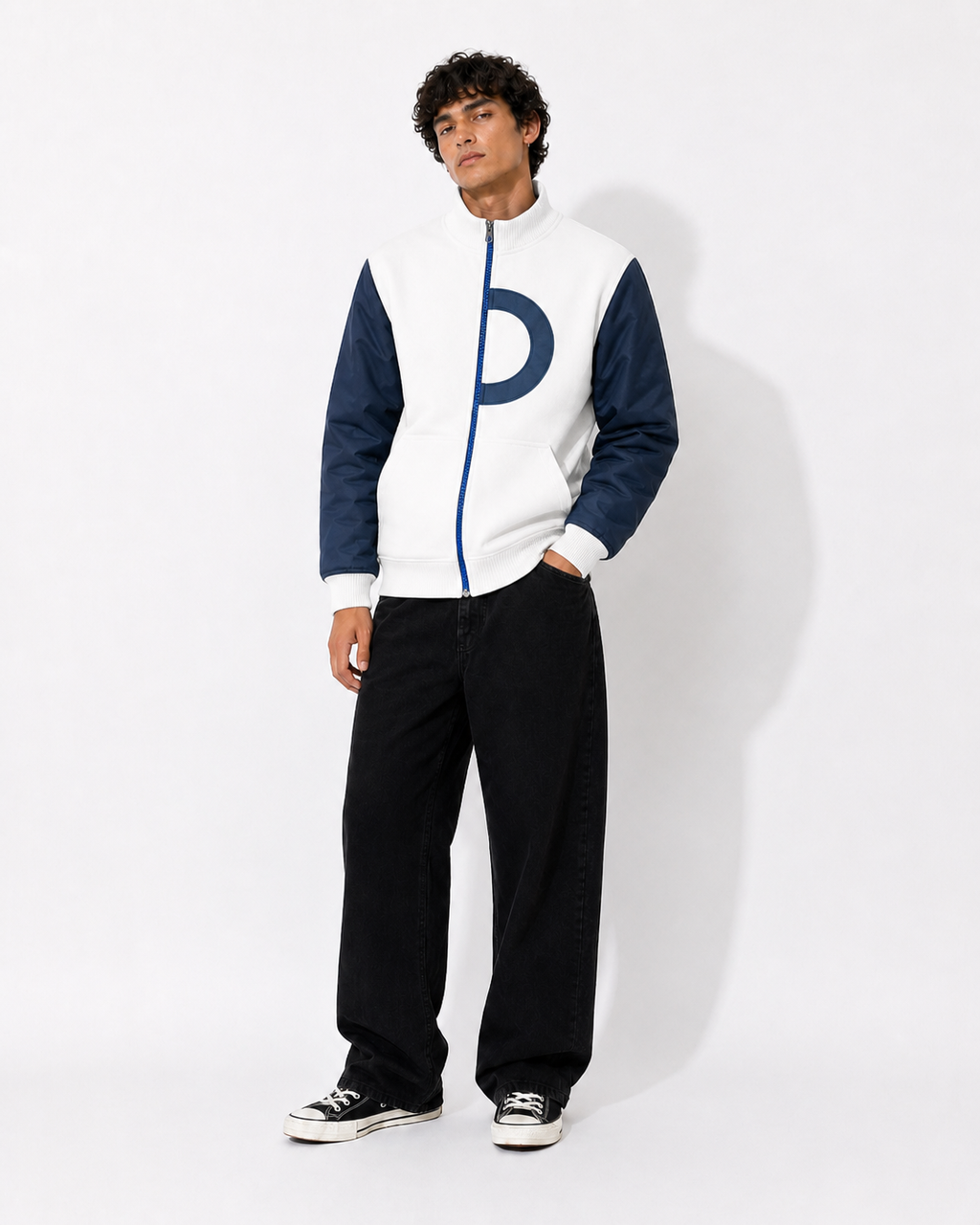 barbaraso white hoodie